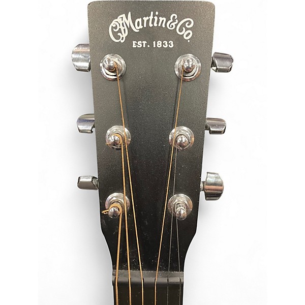 Used Martin DX Johnny Cash Black Acoustic Electric Guitar