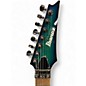 Used Ibanez RG752AHM 7 NEBULA GREEN BURST Solid Body Electric Guitar