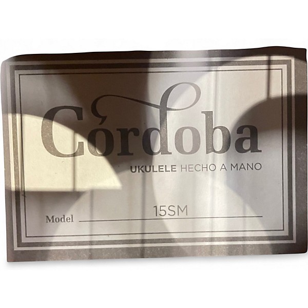 Used Cordoba 15SM Soprano Natural Ukulele