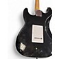 Used Zeny STATOCASTER COPY BLACK Solid Body Electric Guitar