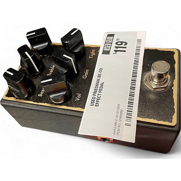 Used Friedman BE-OD Effect Pedal