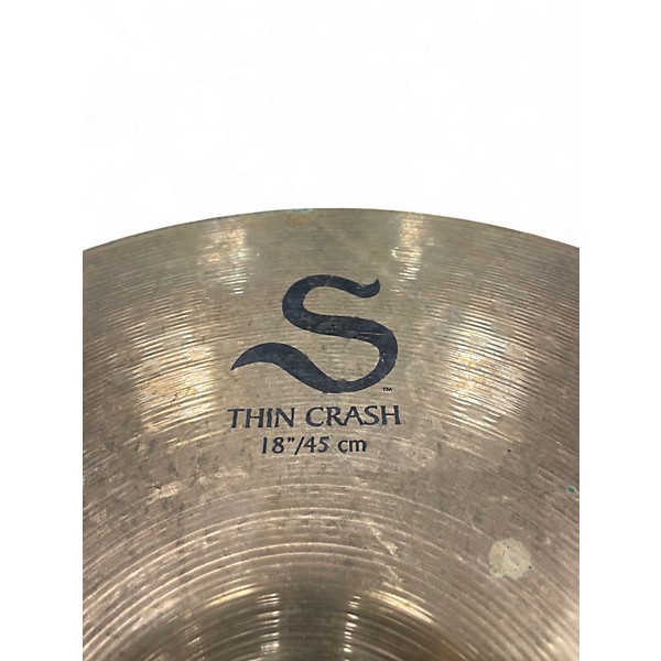 Used Zildjian 18in S Family Thin Crash Cymbal
