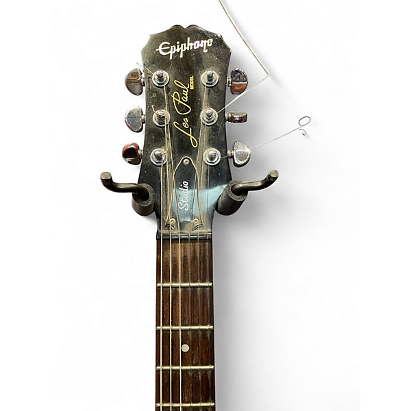 Used 2004 Epiphone Les Paul Studio Cherry Solid Body Electric Guitar