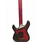 Used Schecter Guitar Research C1 Floyd Rose Platinum FRS Crimson Red Satin Solid Body Electric Guitar