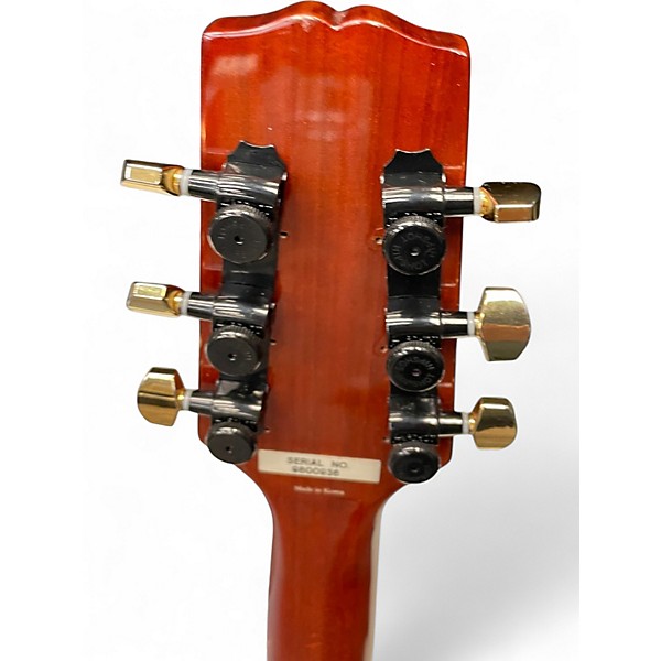 Used Hamer Double Cut Honey Blonde Solid Body Electric Guitar