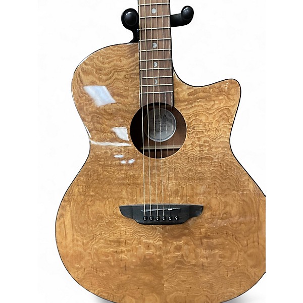 Used Luna Gypsy Eucalyptus Grand Concert NATURAL Acoustic Electric Guitar