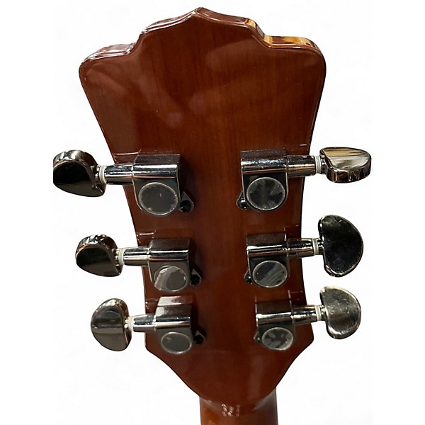 Used Luna Gypsy Eucalyptus Grand Concert NATURAL Acoustic Electric Guitar