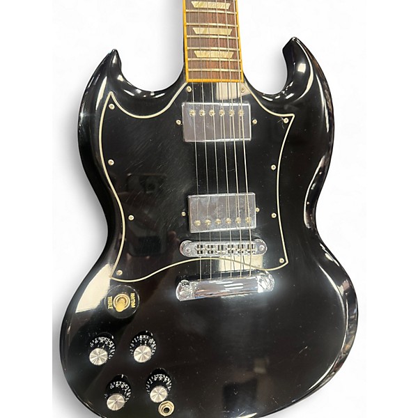 Used Gibson SG Standard Left Handed Black Electric Guitar