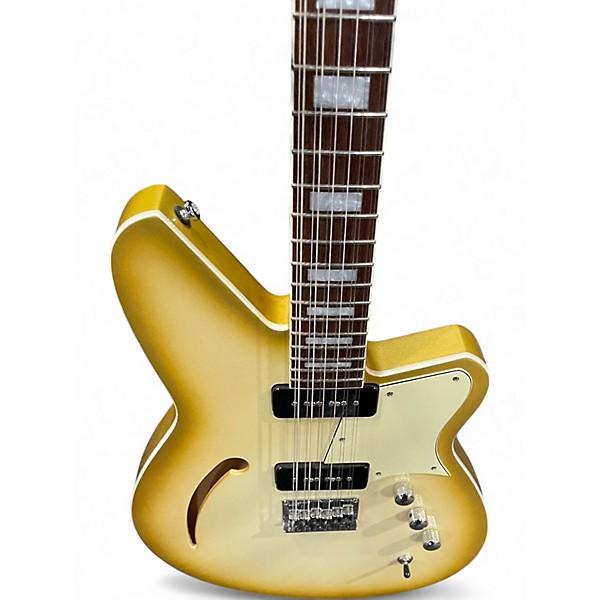 Used Reverend AIRWAVE GOLD FADE Hollow Body Electric Guitar