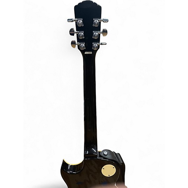 Used Xaviere Les Paul Chrome Red Solid Body Electric Guitar