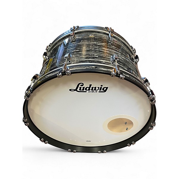 Used Ludwig 3 Piece Classic Maple Pro Beat Black Oyster Drum Kit