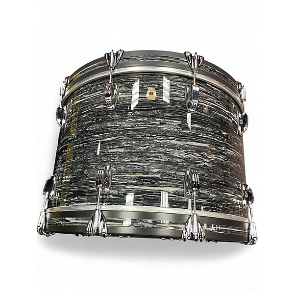 Used Ludwig 3 Piece Classic Maple Pro Beat Black Oyster Drum Kit