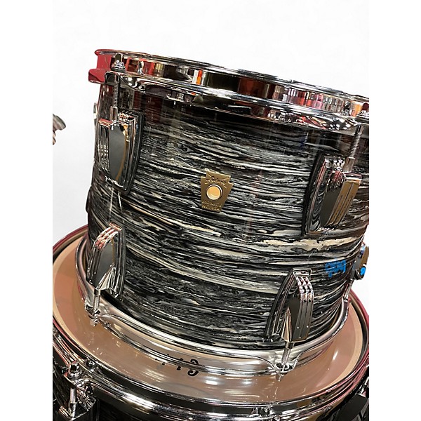 Used Ludwig 3 Piece Classic Maple Pro Beat Black Oyster Drum Kit