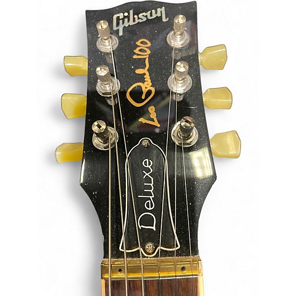 Used 2015 Gibson Les Paul Deluxe 2015 Gold Solid Body Electric Guitar