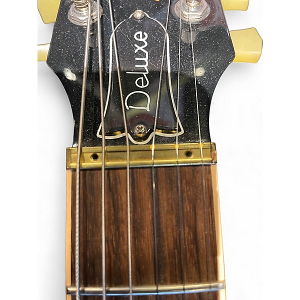 Used 2015 Gibson Les Paul Deluxe 2015 Gold Solid Body Electric Guitar