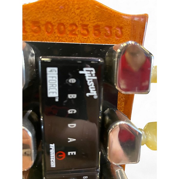 Used 2015 Gibson Les Paul Deluxe 2015 Gold Solid Body Electric Guitar