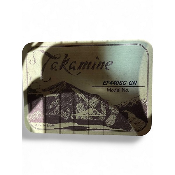 Used Takamine EF440SC Brown Acoustic Electric Guitar