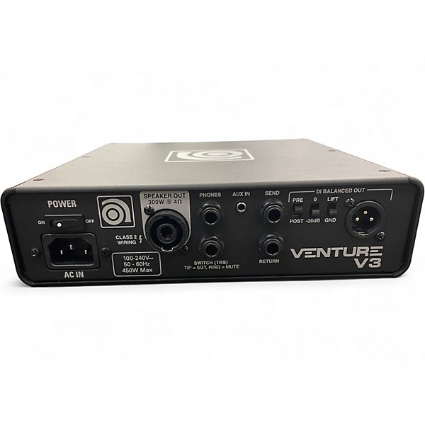 Used Ampeg Venture V3 300W Bass Amp Head