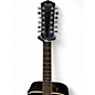 Used Fender DG16E 12 Black 12 String Acoustic Electric Guitar