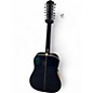 Used Fender DG16E 12 Black 12 String Acoustic Electric Guitar