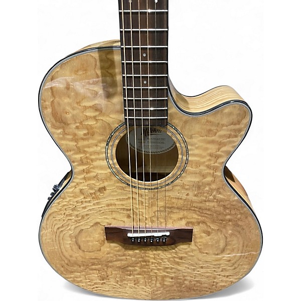 Used Mitchell mx430 Natural Acoustic Electric Guitar