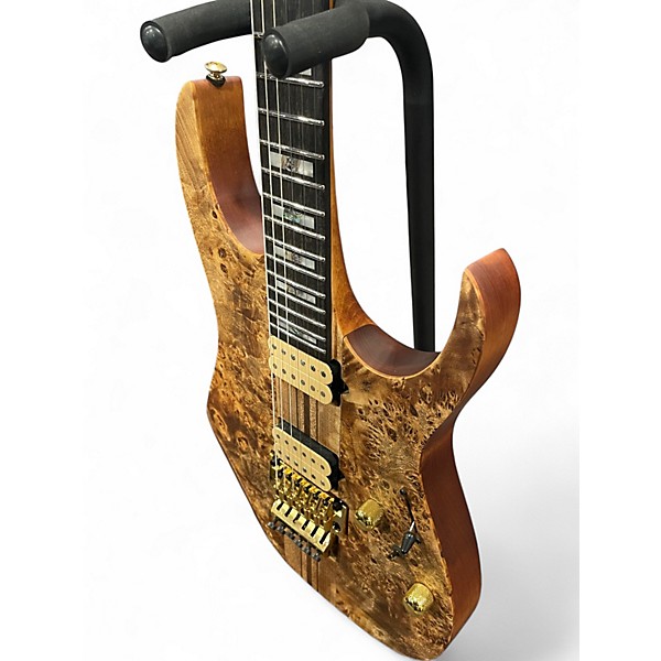 Used Ibanez RGT1220PB Buckeye Burl Solid Body Electric Guitar