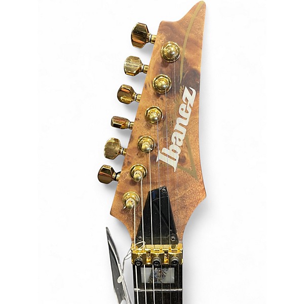 Used Ibanez RGT1220PB Buckeye Burl Solid Body Electric Guitar
