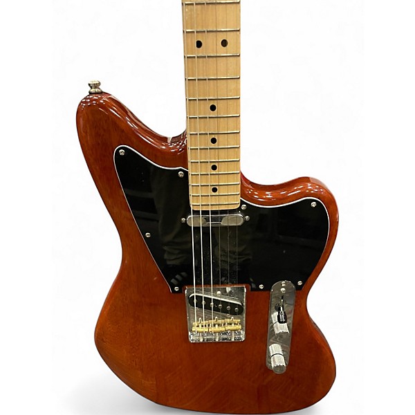 Used Squier Paranormal OFFSET Telecaster Antique Natural Solid Body Electric Guitar