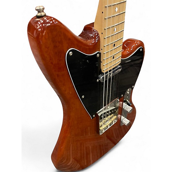 Used Squier Paranormal OFFSET Telecaster Antique Natural Solid Body Electric Guitar