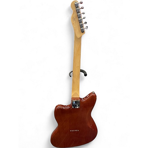 Used Squier Paranormal OFFSET Telecaster Antique Natural Solid Body Electric Guitar