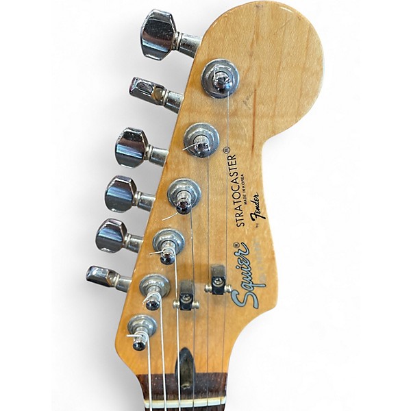 Used Squier Standard Stratocaster Red Solid Body Electric Guitar