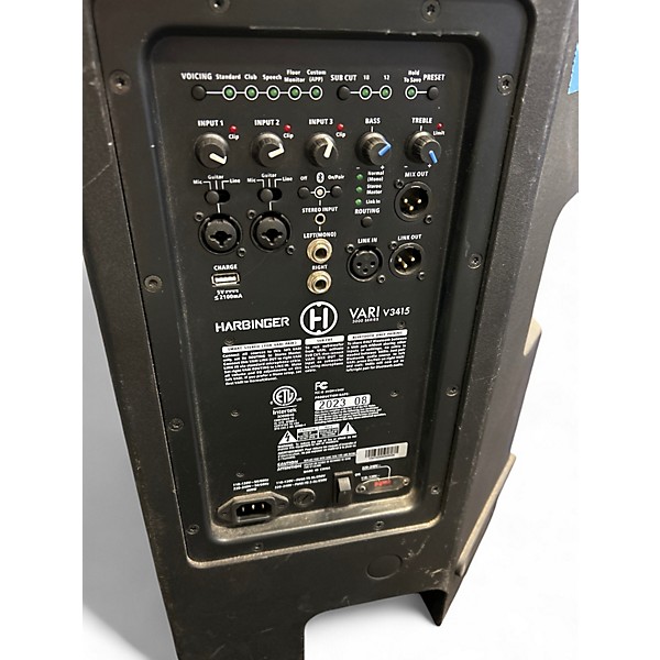 Used Harbinger VARI V3415 Powered Speaker