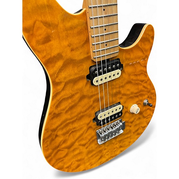 Used OLP MM1 Quilted Maple Solid Body Electric Guitar