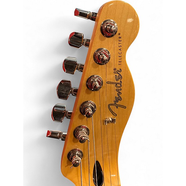 Used Fender Limited Edition Player Telecaster Plus Blue Burst Solid Body Electric Guitar