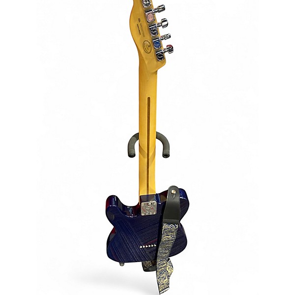 Used Fender Limited Edition Player Telecaster Plus Blue Burst Solid Body Electric Guitar