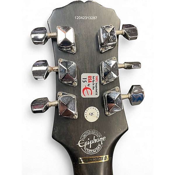 Used Epiphone SG Junior Black Solid Body Electric Guitar