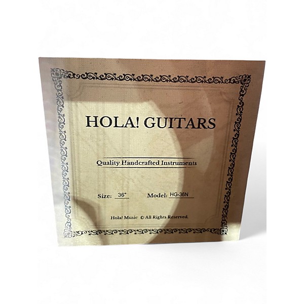 Used Hola ACOUSTIC HALF SIZE Natural Acoustic Guitar