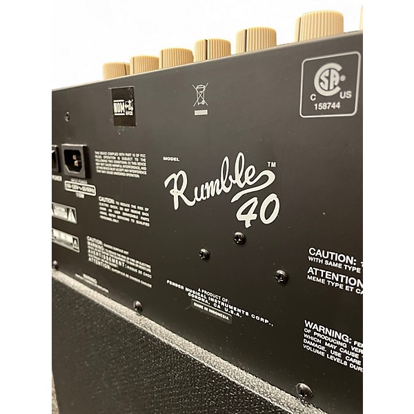 Used Fender Rumble V3 40W 1x10 Bass Combo Amp