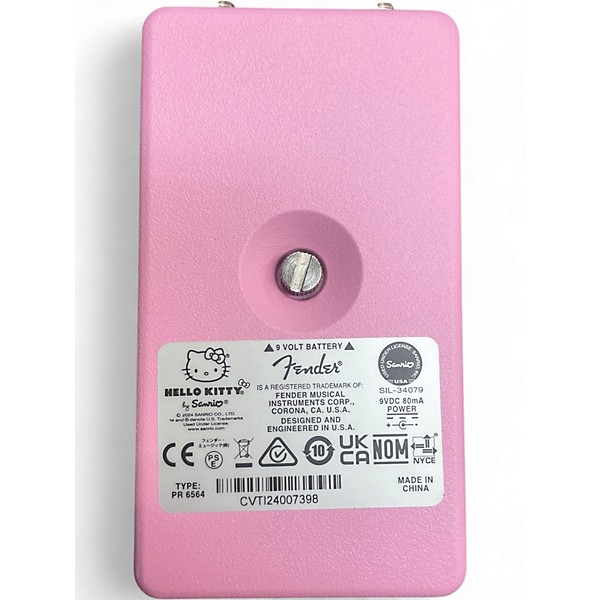 Used Fender Hello Kitty Fuzz Pedal Effect Pedal