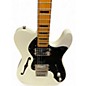 Used Squier Classic Vibe 70s Thinline Telecaster White Hollow Body Electric Guitar