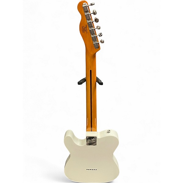 Used Squier Classic Vibe 70s Thinline Telecaster White Hollow Body Electric Guitar