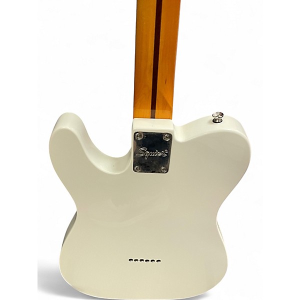 Used Squier Classic Vibe 70s Thinline Telecaster White Hollow Body Electric Guitar
