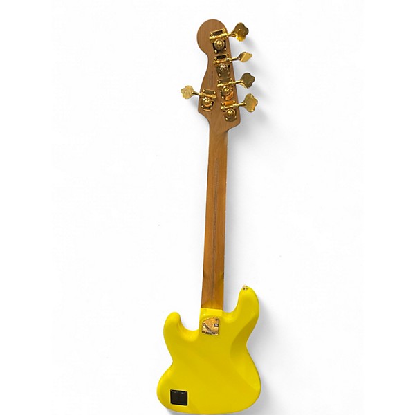 Used Fender JAZZ BASS MONONEON SIGNATURE Fluorescent Yellow Electric Bass Guitar