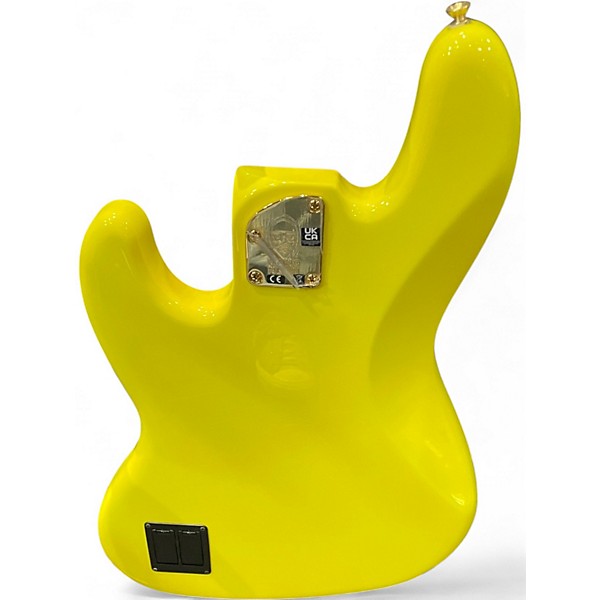 Used Fender JAZZ BASS MONONEON SIGNATURE Fluorescent Yellow Electric Bass Guitar