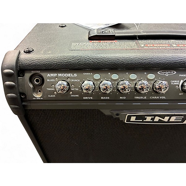 Used Line 6 Spider III 75 1x12 75W Guitar Combo Amp