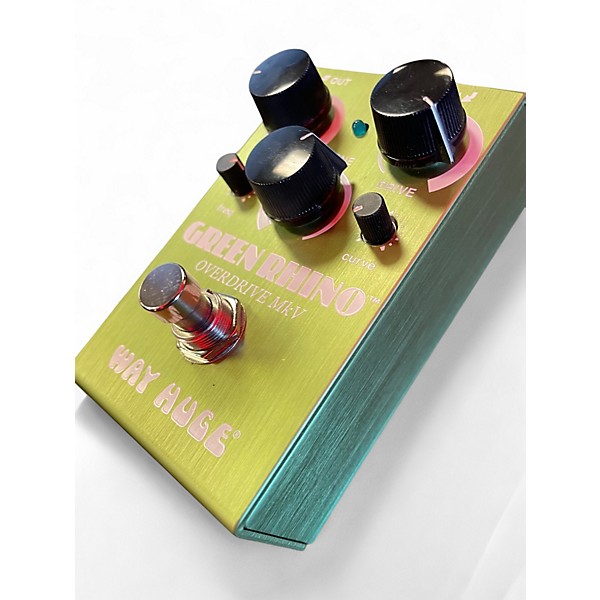 Used Way Huge Electronics WHE202 Green Rhino Overdrive Effect Pedal