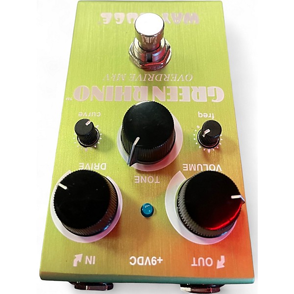Used Way Huge Electronics WHE202 Green Rhino Overdrive Effect Pedal