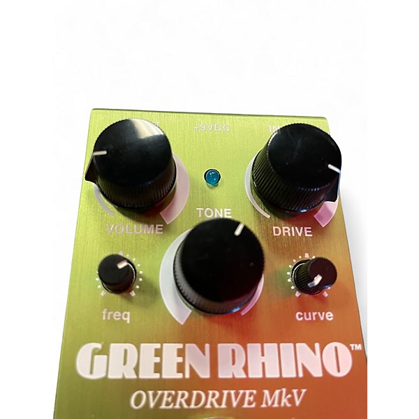 Used Way Huge Electronics WHE202 Green Rhino Overdrive Effect Pedal
