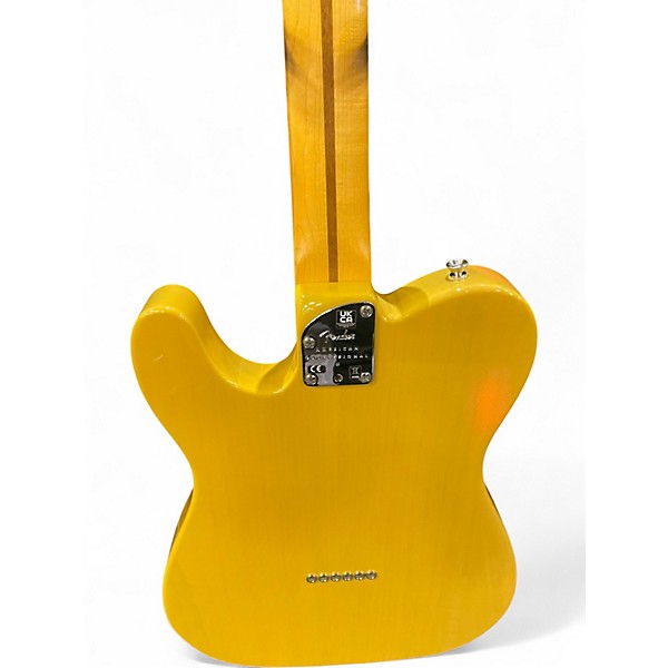 Used Fender American Professional II Telecaster Butterscotch Blonde Solid Body Electric Guitar
