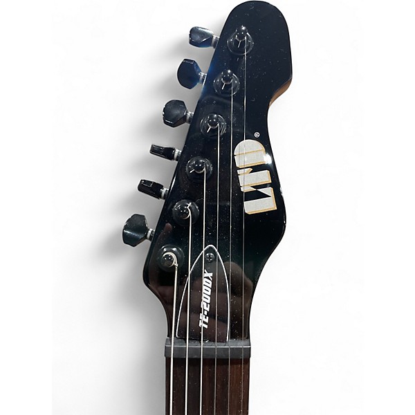 Used ESP LTD TE200DX Trans Purple Solid Body Electric Guitar